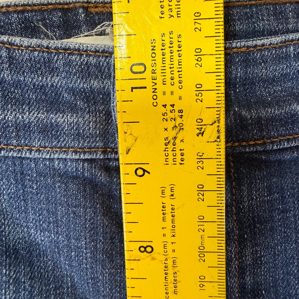 Excellent Eileen Fisher Straight Leg Jeans Womens 16 Blue Good Organic Cotton - Picture 4 of 8